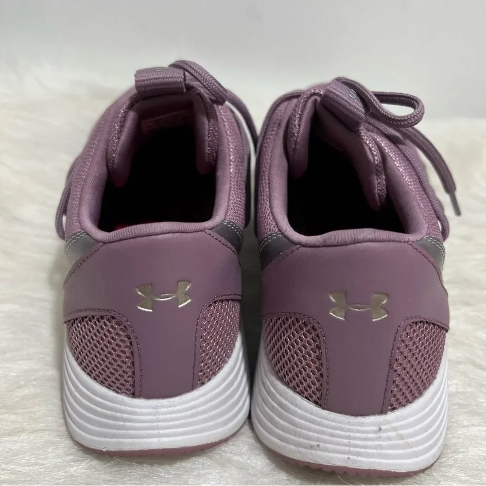Under Armour Purple Lightweight Breathable Lace Up Running Shoes‎ -- BB167